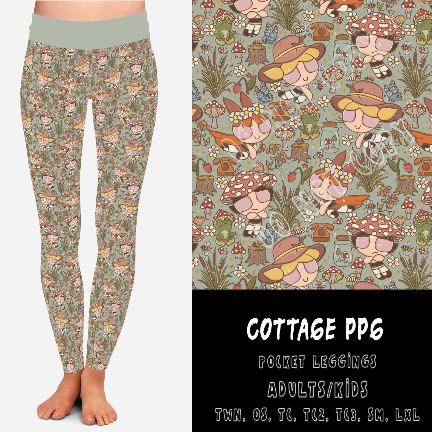 COTTAGE CORE 2 - PPG Leggings