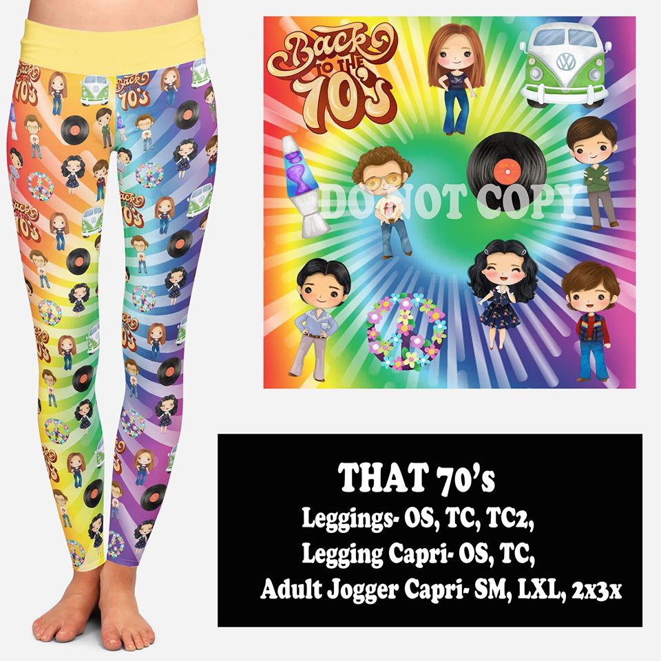 THAT 70'S (LEGGINGS, CAPRI, JOGGER CAPRI)