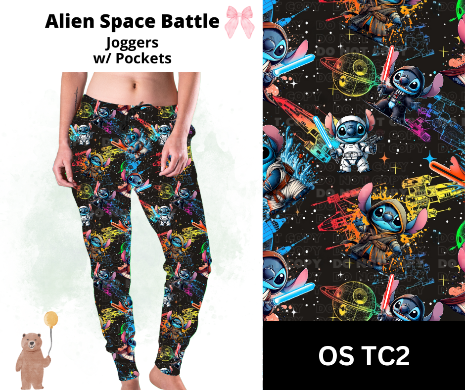 Alien Space Battle Joggers