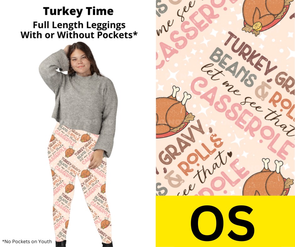 Turkey Time Full Length Leggings w/ Pockets