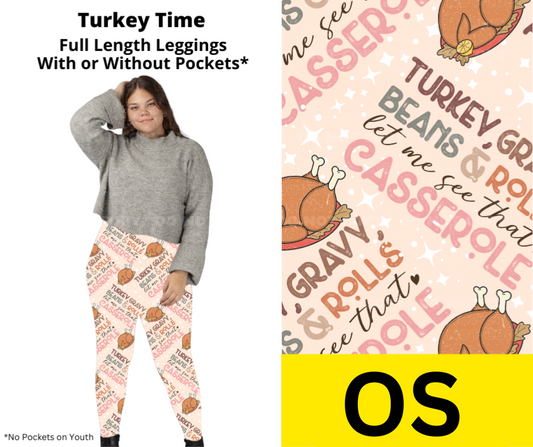 Turkey Time Full Length Leggings w/ Pockets